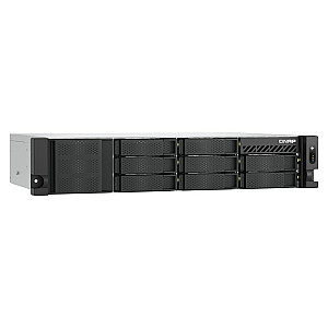 NAS serveris TS-855eU-8G 8x0HDD 2U Intel Atom C5125 2 x 2,5 Gb