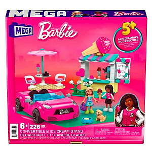 Barbie Mega kabrioleto blokai ir stovas