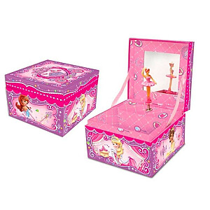 Pecoware muzikinė dėžutė su stalčiumi – princesės