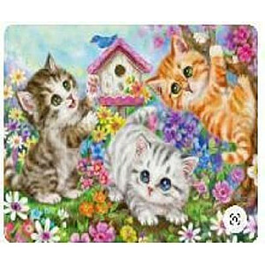 Deimantinė mozaika - Trys juokingi kačiukai