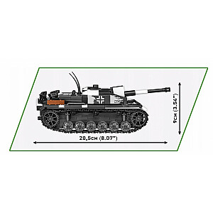Klocki StuG III Ausf.F/8 ir liepsnosvaidis