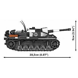 Klocki StuG III Ausf.F/8 ir liepsnosvaidis