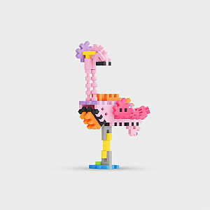 Mini vaflių blokeliai Nature - Flamingo, 50 elementų