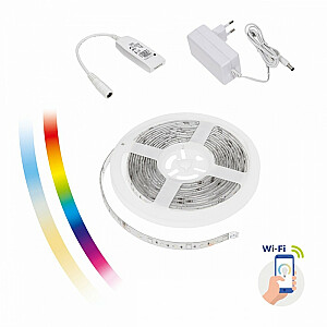 *TUYA WIFI LED juostelių rinkinys 17 W 5 m RGBW+CCT+DIM SPECTRUM SMART