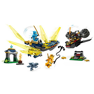 LEGO Ninjago 71798 Ния и Арин — Битва на спине дракончика