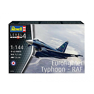 Plastikinis Eurofighter Typhoon RAF modelis 1/144.