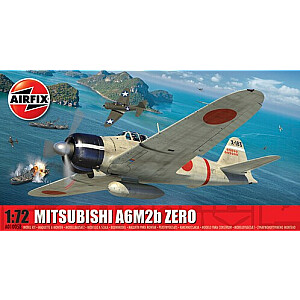 Plastikinis Mitsubishi A6M2b Zero 1/72 modelis.