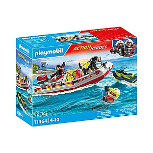 Playmobil Action Heroes 71464 Fire Boat su vandens motociklu