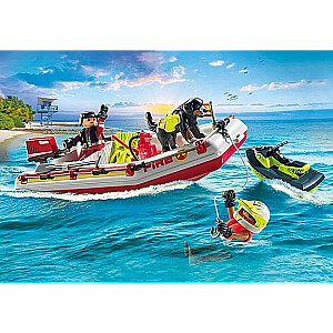 Playmobil Action Heroes 71464 Fire Boat su vandens motociklu