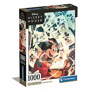 Dėlionė 1000 vienetų Kompaktiška peliuko Mikio šventė