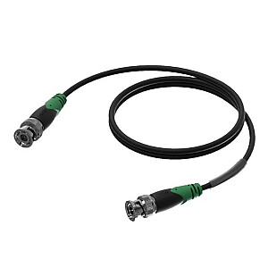 BNC kabelis "vyriškas" - "vyriškas" BNC - 50 omų, 1,5 m - CLV156/1,5