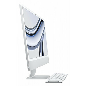 24 colių „iMac“: M3 8/10 8 GB SSD 512 GB – sidabrinis