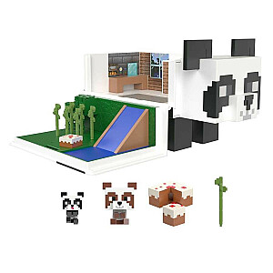 Minecraft figūrėlių rinkinys Playhouse Panda + 2 figūrėlės