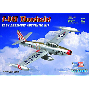 Plastikinis F-84E Thunderjet modelis