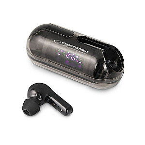 Esperanza EH239K Bluetooth TWS In-Ear ausinės, juodos