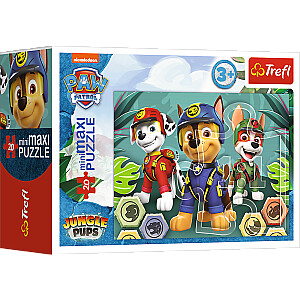 TREFL PAW PATROL Mini Maxi dėlionė „Šuniukai-patruliai" 20 det.