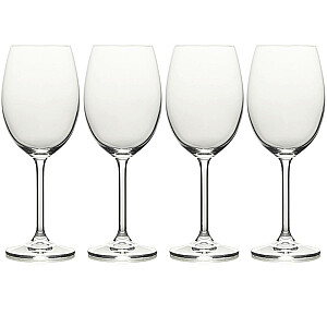Baltojo vyno taurės MIKASA JULIE 465ml 4vnt, CRYSTAL, Mikasa