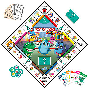 MONOPOLY Настольная игра Junior 2 в 1 (на эстонском и лат. языке)