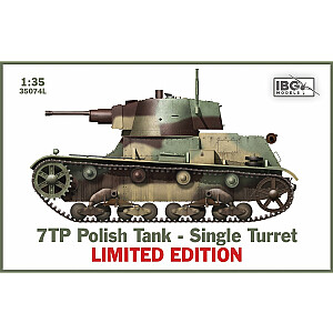 Комплект модели IBG 7TP Polish Tank Single Turret Ограниченная серия