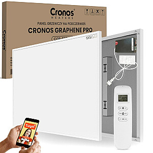 Инфракрасный обогреватель Cronos Grafen PRO CGP-580TWP 580 Вт с Wi-Fi и дистанционным управлением