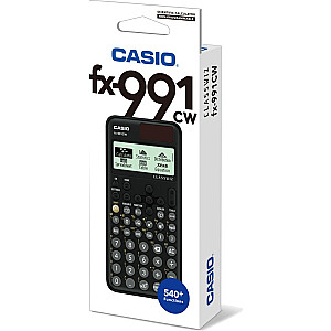 Skaičiuoklė Casio FX-991CW Pocket Scientific Black