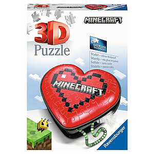 3D dėlionė 54 dalių Minecraft Heart
