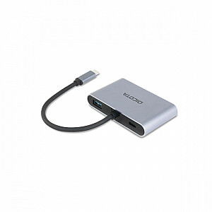 Prijungimo stotelė USB-C 5-in-1 4K HDMI/DP PD 100W