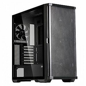 Z10 ATX Mid Tower dėklas, juodas, x4 ventiliatorius