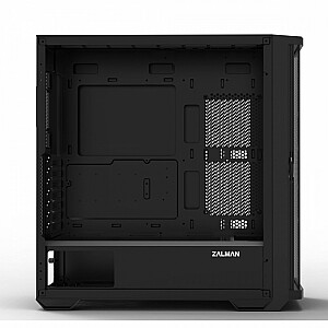 Z10 ATX Mid Tower dėklas, juodas, x4 ventiliatorius