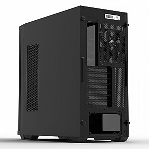 Z10 ATX Mid Tower dėklas, juodas, x4 ventiliatorius