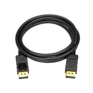 Fusion DisplayPort ir DisplayPort kabelis 2 m juodas