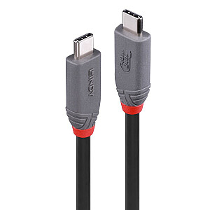 КАБЕЛЬ USB4 240W TYPE C 2M/40GBPS ANTHRA LINE 36958 LINDY