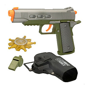 Pistoletas (šviesa, garsas) su priedais 20 cm CB47540