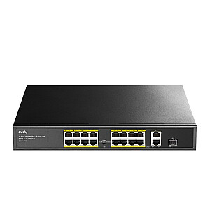 FS1018PS1 16xFE PoE+ 200 Вт, 1xSFP-коммутатор