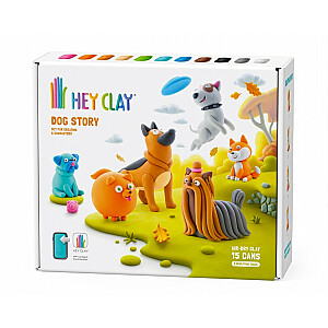 Пластиковая глина Hey Clay Psy, 15 банок