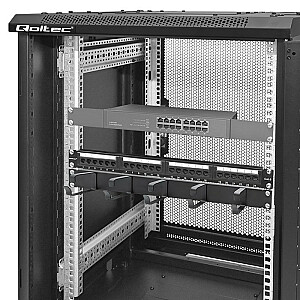 Kabelių laikiklis RACK 19" | 1U spintelėms