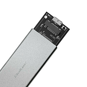 Būstas | M.2 SSD lizdas | SATA | NGFF | USB 3.0 | Super greitis 5 Gbps | 2 TB | sidabras