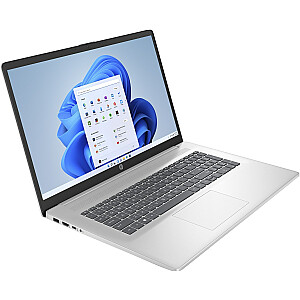 HP 17-cn3119nw i5-1334U 17,3 colio FHD AG IPS 250 nitų 8GB DDR4 SSD512 Intel Iris Xe Graphics G7 Cam720p Win11 2Y Natural Silver
