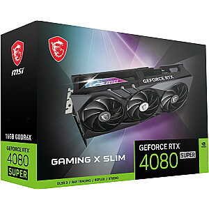 MSI GAMING GeForce RTX 4080 SUPER 16G X SLIM NVIDIA 16 ГБ GDDR6X