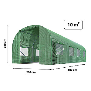 Sodo tunelis 2,5x4xH2m (10m2) Plonos