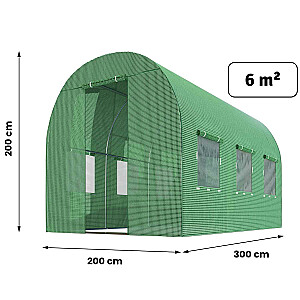 Sodo tunelis 2x3m 6m2 Plonos