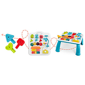 Ricokids 782000 развивающий стол с музыкой и звуком