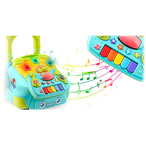 Mokomieji vaikštynės su muzika 2in1 RK-744 Ricokids turquoise