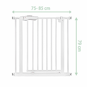Nukido 718001 apsauginių vartų balta užtvara