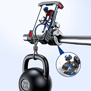 „Joyroom“ universalus dviračio telefono laikiklis, motociklo vairas, juodas (JR-ZS264)