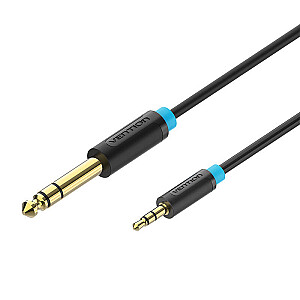 Vention BABBJ 3,5 mm TRS kištukinis iki 6,35 mm kištukinis garso kabelis 5 m juodas