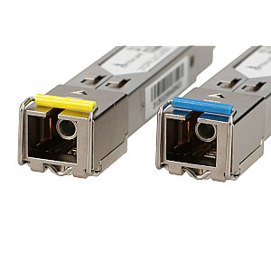 SFP1.25G SFP WDM 1310/1550 nm moduliai, 20 km, vieno režimo