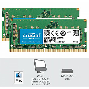 DDR4 SODIMM atmintis, skirta Apple Mac 16GB (2*8GB) / 2666 CL19 (8bit)