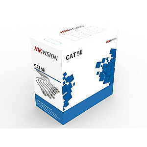 Hikvision - U/UTP kabelis cat.5e 305m, pilkas