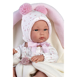 Кукла малышка Бимба 35 см на одеялке, c соской (виниловое тело) Испания LL63594